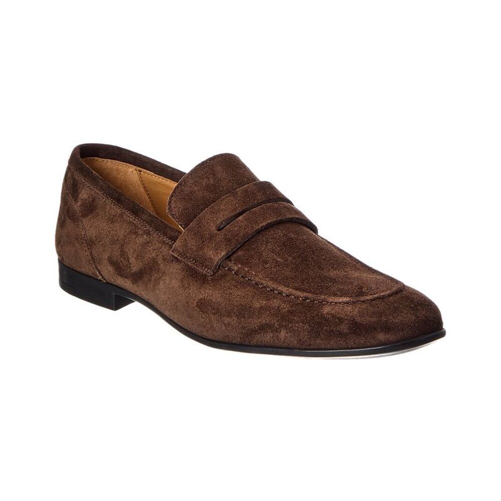 M By Bruno Magli Valerio Suede Penny Loafer, Brown